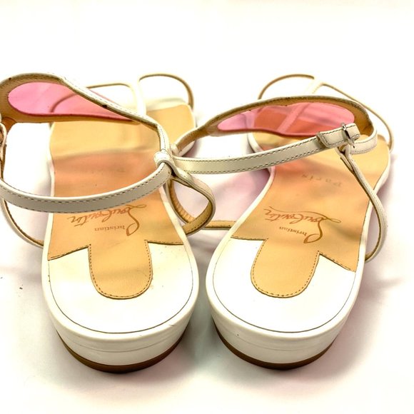 Christian Louboutin Cora Flat Heart Sandals 38 - Picture 5 of 6